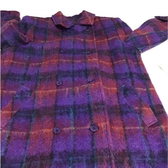 Paul Levy Wool Mohair Maxi Coat Vintage Dead Stock 80’s New Size 12 - Picture 6 of 15